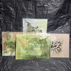 Set of 4 Artistic Canvas Paintings By KD